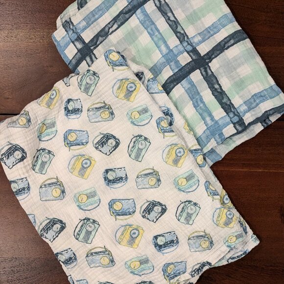 aden + anais Muslin Baby Swaddle Blanket (set of 2) - Picture 1 of 5